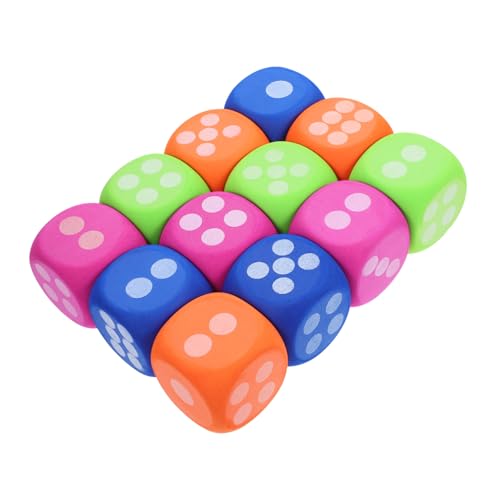 UKCOCO 12 Stück Große Würfel Spiel Würfel Für Größe Schaum Farbe Würfeln Favorisieren Ausbildung Würfel Für Kleine Verlosen Unterhaltung Jung Würfel Groß Eva UKCOCO 12 Stück Große Würfel Spiel Würfel Für Größe Schaum Farbe Würfeln Favorisieren Ausbildung Würfel Für Kleine Verlosen Unterhaltung Jung Würfel Groß Eva von UKCOCO