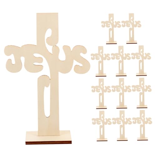 UKCOCO 12 Stück Holzkreuze Basteln Unbehandelte Holzscheiben Holzplanken DIY Holzdekoration Graffiti Accessory Kreative Malerei Familienaktivität UKCOCO 12 Stück Holzkreuze Basteln Unbehandelte Holzscheiben Holzplanken DIY Holzdekoration Graffiti Accessory Kreative Malerei Familienaktivität von UKCOCO