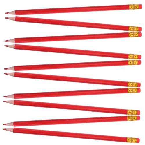 UKCOCO 12 Stück Radierbare Rote Kontrollbleistifte mit Radiergummi Hexagonal Geformt für Komfortablen Griff Vorgespitzt Langlebig Leuchtend für Tests Bewertungen Karten und Malvorlagen UKCOCO 12 Stück Radierbare Rote Kontrollbleistifte mit Radiergummi Hexagonal Geformt für Komfortablen Griff Vorgespitzt Langlebig Leuchtend für Tests Bewertungen Karten und Malvorlagen von UKCOCO