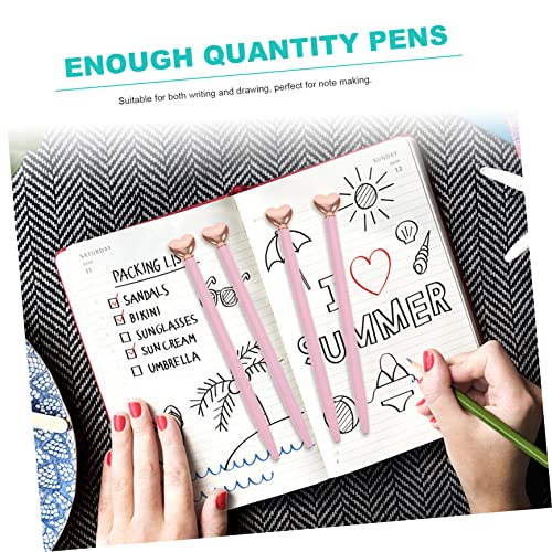 UKCOCO 12 Stück Teiliges Herz Metal Kugelschreiber Multifunktional Komfortabler Griff Langlebig Glattes Schreiben für Büro Basteln Grußkarten Tagebücher Praktische Geschenkidee in Rosa UKCOCO 12 Stück Teiliges Herz Metal Kugelschreiber Multifunktional Komfortabler Griff Langlebig Glattes Schreiben für Büro Basteln Grußkarten Tagebücher Praktische Geschenkidee in Rosa von UKCOCO