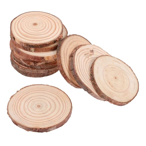 UKCOCO 12 Stück Teiliges Natürliche Runde Holzscheiben Unbemalt für DIY Bastelarbeiten Dekoration Taufe Weihnachten Handwerkszubehör aus Hochwertigem Kiefernholz UKCOCO 12 Stück Teiliges Natürliche Runde Holzscheiben Unbemalt für DIY Bastelarbeiten Dekoration Taufe Weihnachten Handwerkszubehör aus Hochwertigem Kiefernholz von UKCOCO