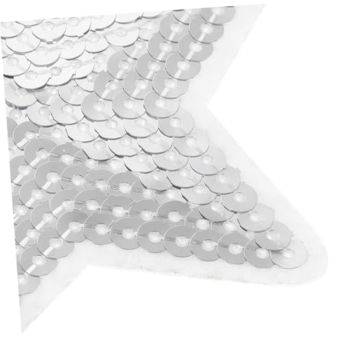 UKCOCO 12 Stück Teiliges Silberner Stern Patches mit Glitzer Pailletten zum Aufbügeln Bestickte Applikationen für DIY Kleidung Jacken Schuhe Hüte und Rucksäcke Langlebiger Halt UKCOCO 12 Stück Teiliges Silberner Stern Patches mit Glitzer Pailletten zum Aufbügeln Bestickte Applikationen für DIY Kleidung Jacken Schuhe Hüte und Rucksäcke Langlebiger Halt von UKCOCO