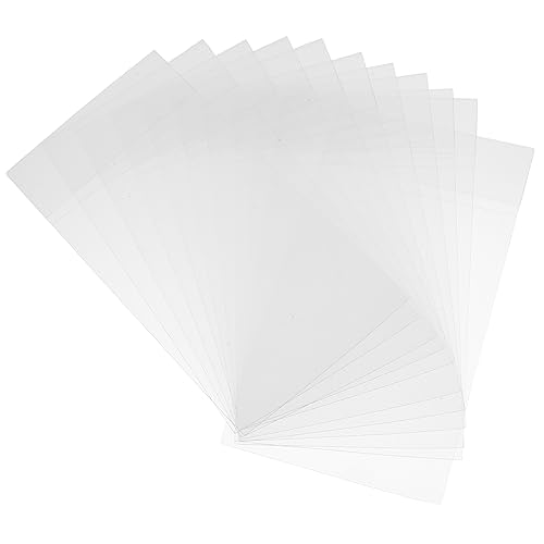 UKCOCO 12 Stück Teiliges Transparente PVC Preisschildhalter Leichter und Robuster Etikettenhalter für Regale Vielseitig Einsetzbar Einfach zu Montieren und zu Lagern für Supermärkte und von UKCOCO