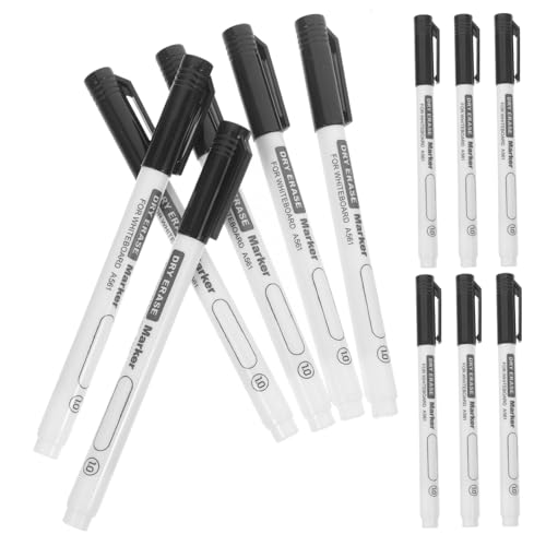 UKCOCO 12 Stück Teiliges Whiteboard Marker Dünne Spitze Abwischbare Marker für Büro Schule Glatte Oberflächen Flüssiges Schreiben Geruchsarm für Whiteboards UKCOCO 12 Stück Teiliges Whiteboard Marker Dünne Spitze Abwischbare Marker für Büro Schule Glatte Oberflächen Flüssiges Schreiben Geruchsarm für Whiteboards von UKCOCO