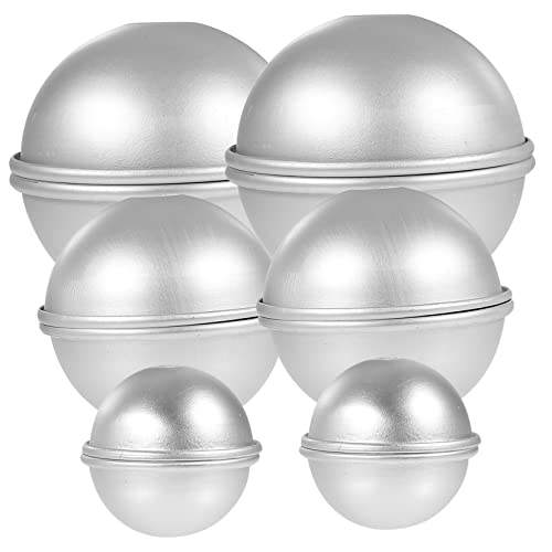 UKCOCO 12Stücke DIY Halbkugelform Aluminiumlegierung für Badebomben und Kuchen Langlebige Tiefere Formen für Badezusätze und Backprojekte für Zuhause UKCOCO 12Stücke DIY Halbkugelform Aluminiumlegierung für Badebomben und Kuchen Langlebige Tiefere Formen für Badezusätze und Backprojekte für Zuhause von UKCOCO