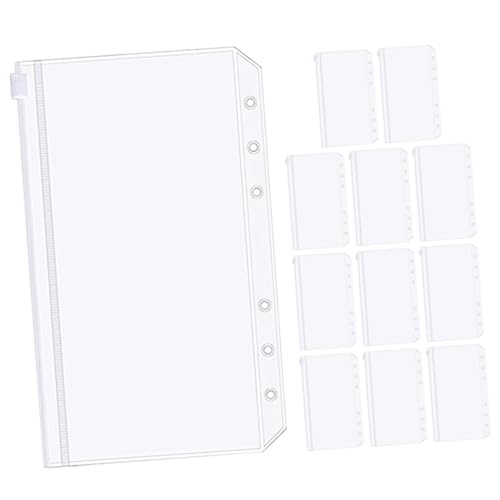 UKCOCO 12Stücke Reißverschlusstaschen Wasserdichte Dokumententaschen für Ordner Transparente Beutel für Schule und Reise Design für Optimale Organisation UKCOCO 12Stücke Reißverschlusstaschen Wasserdichte Dokumententaschen für Ordner Transparente Beutel für Schule und Reise Design für Optimale Organisation von UKCOCO