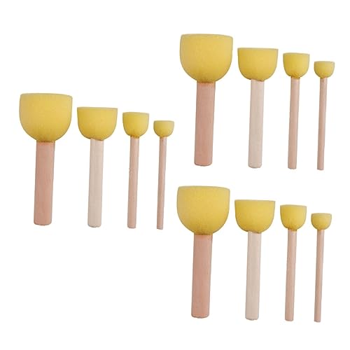 UKCOCO 12Stücke Teiliges Malwerkzeuge mit Holzgriff Pinsel für Graffiti DIY Projekte und Malerei Vielseitig Einsetzbar Waschbar und Leicht zu Handhaben UKCOCO 12Stücke Teiliges Malwerkzeuge mit Holzgriff Pinsel für Graffiti DIY Projekte und Malerei Vielseitig Einsetzbar Waschbar und Leicht zu Handhaben von UKCOCO