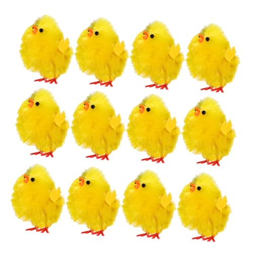 UKCOCO 12stücke Küken Figuren Für Ostern Flauschige Hühner Deko Für Tischdekoration Und Partys Für Ostereiersuche Und Festlichkeiten UKCOCO 12stücke Küken Figuren Für Ostern Flauschige Hühner Deko Für Tischdekoration Und Partys Für Ostereiersuche Und Festlichkeiten von UKCOCO