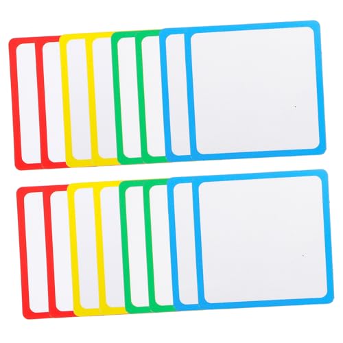 UKCOCO 16 Stück Teiliges Magnetisches Dry Erase Quadratische Abwischbare Whiteboard Etiketten Blau Rot Grün Gelb Wiederbeschreibbar für Schule Büro Regale Kühlschrank Vielseitig UKCOCO 16 Stück Teiliges Magnetisches Dry Erase Quadratische Abwischbare Whiteboard Etiketten Blau Rot Grün Gelb Wiederbeschreibbar für Schule Büro Regale Kühlschrank Vielseitig von UKCOCO