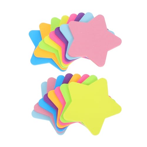 UKCOCO 16 Stück Teiliges Set Bunte Sternförmige Haftnotizen Selbstklebend Stark Haftend Leicht Tragbar Für Büro Zuhause Schule Journal Planer Notizen UKCOCO 16 Stück Teiliges Set Bunte Sternförmige Haftnotizen Selbstklebend Stark Haftend Leicht Tragbar Für Büro Zuhause Schule Journal Planer Notizen von UKCOCO