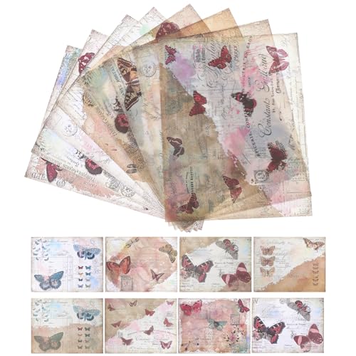 UKCOCO 16 Stück Vintage Scrapbooking Papierset Teilig Retro Hintergrundpapier für DIY Projekte Geeignet für Tagebuch Karten Dekoration und Handwerksarbeiten UKCOCO 16 Stück Vintage Scrapbooking Papierset Teilig Retro Hintergrundpapier für DIY Projekte Geeignet für Tagebuch Karten Dekoration und Handwerksarbeiten von UKCOCO