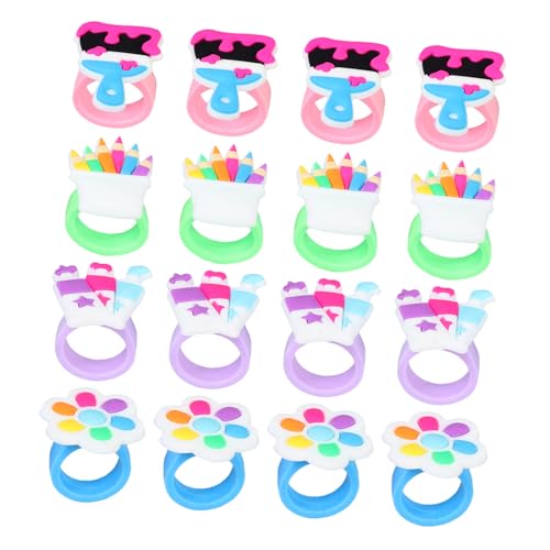 UKCOCO 16Stücke Teilige Partygeschenkringe für Rollenspielringe Verschiedenen Farben für Karneval Klassenzimmerpreise Piñata Füller und Geburtstagsgeschenke für Jungen UKCOCO 16Stücke Teilige Partygeschenkringe für Rollenspielringe Verschiedenen Farben für Karneval Klassenzimmerpreise Piñata Füller und Geburtstagsgeschenke für Jungen von UKCOCO