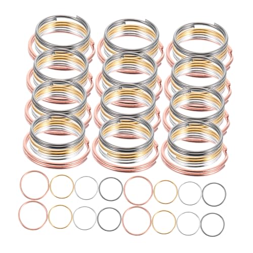 UKCOCO 170 Stück Teiliges Schlüsselring Metallrundring mit Zwei Öffnungen Silber Gold Schwarz Roségold für DIY Projekte Schlüsselorganisation Lanyards Hundemarken und Mehr UKCOCO 170 Stück Teiliges Schlüsselring Metallrundring mit Zwei Öffnungen Silber Gold Schwarz Roségold für DIY Projekte Schlüsselorganisation Lanyards Hundemarken und Mehr von UKCOCO