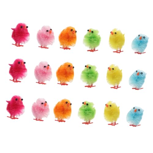 UKCOCO 18 Stück Teiliges Handgefertigter Weicher Flauschiger Miniaturfiguren für Ostern Partydeko Küken Kuchendekoration Tisch und Raumgestaltung UKCOCO 18 Stück Teiliges Handgefertigter Weicher Flauschiger Miniaturfiguren für Ostern Partydeko Küken Kuchendekoration Tisch und Raumgestaltung von UKCOCO