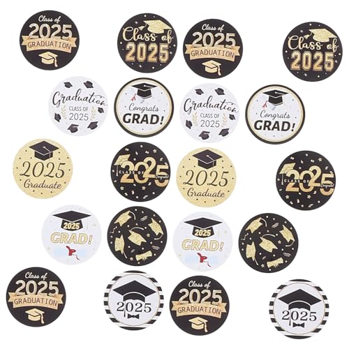 UKCOCO 1Rolle Abschlussaufkleber Roll Selbstklebende Sticker für Graduierung Kreative Designs für Abschlussfeiern Partydekoration und Geschenkanhänger UKCOCO 1Rolle Abschlussaufkleber Roll Selbstklebende Sticker für Graduierung Kreative Designs für Abschlussfeiern Partydekoration und Geschenkanhänger von UKCOCO