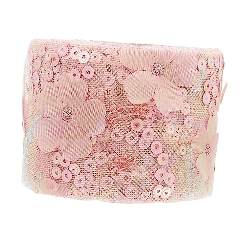 UKCOCO 1Rolle Band DIY Besticktes Pailletten Gurtband Zartem Vielseitig für Bastelprojekte Hochzeitsdekoration Bekleidungs und Schuhaccessoires von UKCOCO