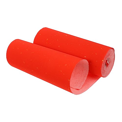 UKCOCO 1Rolle Rote Xuan Papierrolle Breit Hochwertiges Kalligraphiepapier für Frühlingsfest Hochzeiten und Besondere Anlässe für Handschriftliche Schriftzüge und Dekoration UKCOCO 1Rolle Rote Xuan Papierrolle Breit Hochwertiges Kalligraphiepapier für Frühlingsfest Hochzeiten und Besondere Anlässe für Handschriftliche Schriftzüge und Dekoration von UKCOCO