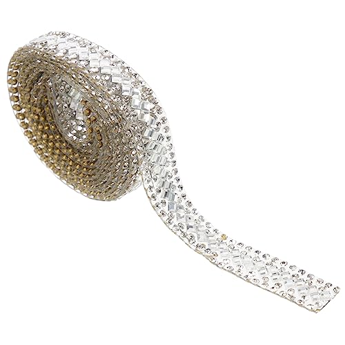 UKCOCO 1Rolle Strassband für DIY Kunsthandwerk Lange Selbstklebende Dekoration für Hochzeiten Kleidung Taschen und Schuhe Handwerksverkleidung UKCOCO 1Rolle Strassband für DIY Kunsthandwerk Lange Selbstklebende Dekoration für Hochzeiten Kleidung Taschen und Schuhe Handwerksverkleidung von UKCOCO
