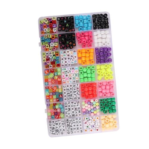 UKCOCO 1Satz Buchstabenperlen Große Acrylperlen für DIY Armbänder Multifunktionale Bastelperlen für Schmuckherstellung Geschenkidee für Bastel Enthusiasten UKCOCO 1Satz Buchstabenperlen Große Acrylperlen für DIY Armbänder Multifunktionale Bastelperlen für Schmuckherstellung Geschenkidee für Bastel Enthusiasten von UKCOCO