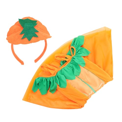 UKCOCO 1Satz Halloween Kürbis Kostümset für Erwachsene Bezauberndes Cosplay mit Kürbis Haarreif und Tüll Rock für Partys und Festliche Anlässe UKCOCO 1Satz Halloween Kürbis Kostümset für Erwachsene Bezauberndes Cosplay mit Kürbis Haarreif und Tüll Rock für Partys und Festliche Anlässe von UKCOCO