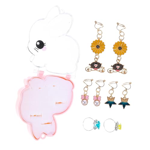UKCOCO 1Satz Ohrclips Set für Niedliche Clip Ohrringe und Ringe für Kleine Prinzessinnen kein Piercing Erforderlich für Verkleidungen Partys Geburtstage und Feiertage UKCOCO 1Satz Ohrclips Set für Niedliche Clip Ohrringe und Ringe für Kleine Prinzessinnen kein Piercing Erforderlich für Verkleidungen Partys Geburtstage und Feiertage von UKCOCO