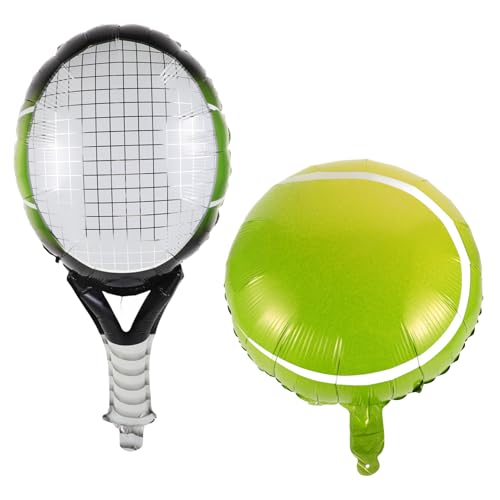 UKCOCO 1Satz Tennis Ballons mit Aluminiumfolie Teiliges für Geburtstagsfeiern Farbenfrohe Dekoration für Sport Events und Kinderpartys UKCOCO 1Satz Tennis Ballons mit Aluminiumfolie Teiliges für Geburtstagsfeiern Farbenfrohe Dekoration für Sport Events und Kinderpartys von UKCOCO
