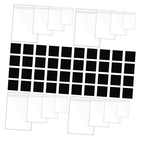 UKCOCO 1Satz Transparente Schmuckbeutel Aufbewahrungsbeutel für Ringe Ohrringe und Halsketten Selbstklebend für Schmuckorganisation und Reiseverpackung UKCOCO 1Satz Transparente Schmuckbeutel Aufbewahrungsbeutel für Ringe Ohrringe und Halsketten Selbstklebend für Schmuckorganisation und Reiseverpackung von UKCOCO