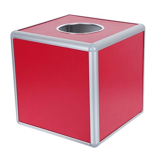 UKCOCO 1Stück Aluminiumlegierung Lotteriebox Sichere und Umweltfreundliche Spendenbox für Jahrestagungen Robust und Geruchsfrei für Büroaktivitäten und Veranstaltungen von UKCOCO
