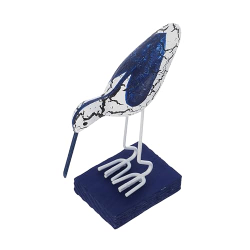 UKCOCO 1stück Seemöwe Holzfigur Mit Nautischem Design Küsten-Dekoration Für Büro Oder Handgefertigte Vogelstatue Für Desktop Und Garten Mediterraner Stil von UKCOCO