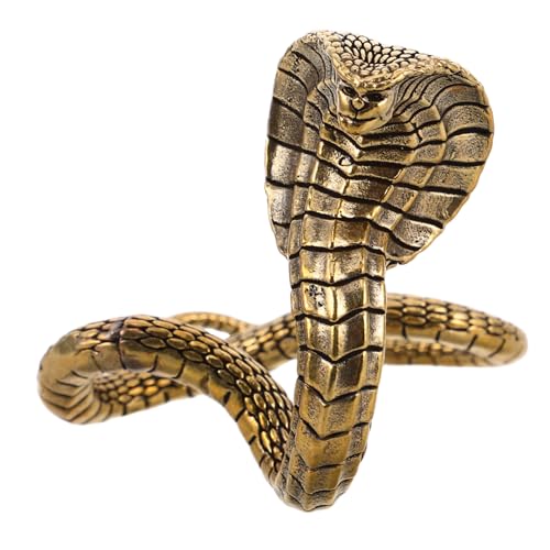 UKCOCO 1stücke Brass Snake Statue Für Jahr Hochwertige Tierfigur Messing Tischdekoration Und Cake Topper Für Chinesische Neujahr UKCOCO 1stücke Brass Snake Statue Für Jahr Hochwertige Tierfigur Messing Tischdekoration Und Cake Topper Für Chinesische Neujahr von UKCOCO