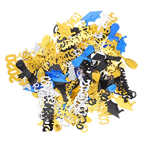UKCOCO 2 Packungen Glitzernde Konfetti Karten für Abschlussfeiern Dekorative Sequins für Graduierungsfeiern Blau Schwarz Gold und Silber Glückwunschkarten für Unvergessliche UKCOCO 2 Packungen Glitzernde Konfetti Karten für Abschlussfeiern Dekorative Sequins für Graduierungsfeiern Blau Schwarz Gold und Silber Glückwunschkarten für Unvergessliche von UKCOCO