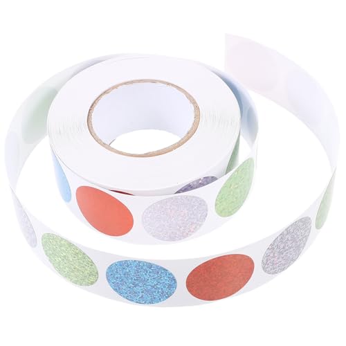 UKCOCO 2 Rollen Runde Selbstklebende Holografische Pailletten Aufkleber Geschenkverpackung Siegelsticker für Partytüten Basteln Hochzeit Kleine Unternehmen DIY Dekoration UKCOCO 2 Rollen Runde Selbstklebende Holografische Pailletten Aufkleber Geschenkverpackung Siegelsticker für Partytüten Basteln Hochzeit Kleine Unternehmen DIY Dekoration von UKCOCO
