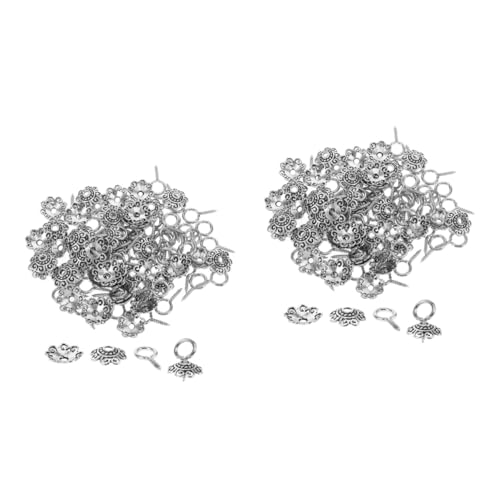 UKCOCO 2 Sätze Augenschrauben Schmuck Herstellung Schlüssel Armbandperlen Blumenperlenkappe Perlenkappen selber machen Ösenhaken schrauben lose Perle Legierung Silver UKCOCO 2 Sätze Augenschrauben Schmuck Herstellung Schlüssel Armbandperlen Blumenperlenkappe Perlenkappen selber machen Ösenhaken schrauben lose Perle Legierung Silver von UKCOCO