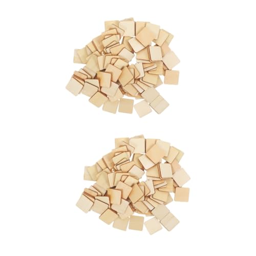 UKCOCO 2 Sätze Diy Holzquadrate Unbehandelte Holzblöcke Für Bastelarbeiten Diy Zubehör Natürliche Holzscheiben Für Kreative Projekte Und Dekoration 100 Stück * 2 UKCOCO 2 Sätze Diy Holzquadrate Unbehandelte Holzblöcke Für Bastelarbeiten Diy Zubehör Natürliche Holzscheiben Für Kreative Projekte Und Dekoration 100 Stück * 2 von UKCOCO