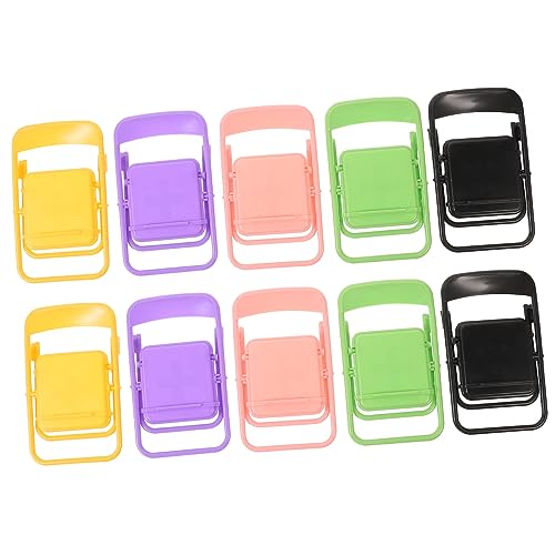 UKCOCO 2 Sätze Handyhalter Mini-puppenhaus Klappstuhl Miniatur Faltbarer Stuhl Mini-klappstuhl Flexibel Winzige Möbel Mini-hausverzierung Mini-Stuhl-Modell 10 Stück * 2 UKCOCO 2 Sätze Handyhalter Mini-puppenhaus Klappstuhl Miniatur Faltbarer Stuhl Mini-klappstuhl Flexibel Winzige Möbel Mini-hausverzierung Mini-Stuhl-Modell 10 Stück * 2 von UKCOCO