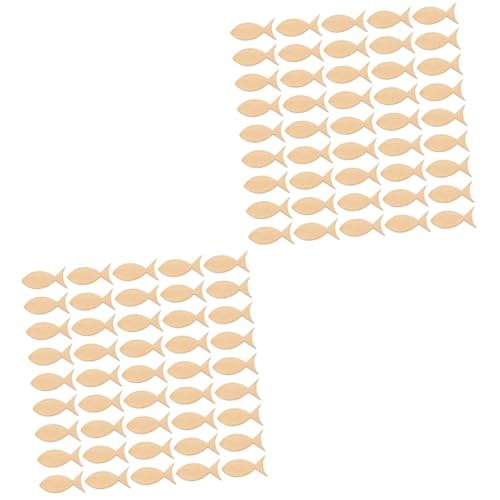 UKCOCO 2 Sätze Holz Fisch Deko Unlackierte Holz Fische Diy Bastelbedarf Für Kreative Projekte Hängende Ornamente Kinderspaß Bei Bastelarbeiten Holzfigur 100 Stück * 2 UKCOCO 2 Sätze Holz Fisch Deko Unlackierte Holz Fische Diy Bastelbedarf Für Kreative Projekte Hängende Ornamente Kinderspaß Bei Bastelarbeiten Holzfigur 100 Stück * 2 von UKCOCO