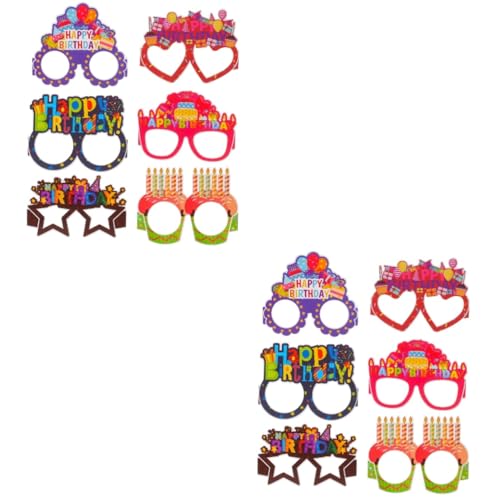 UKCOCO 2 Sätze Papiergläser Geformt Alles Zum Geburtstag Brille Party Geburtstagsfeierbrille Geburtstagsbrille Für Erwachsene Kreative Papierbrille 18 Stück * 2 UKCOCO 2 Sätze Papiergläser Geformt Alles Zum Geburtstag Brille Party Geburtstagsfeierbrille Geburtstagsbrille Für Erwachsene Kreative Papierbrille 18 Stück * 2 von UKCOCO