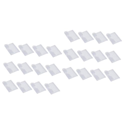 UKCOCO 2 Sätze Transparente Preisschildhalter Preisschilder Für Regale Preisetiketten Für Geschäfte Und Diy Projekte Langlebig Und Vielseitig Einsetzbar 30 Stück * 2 von UKCOCO