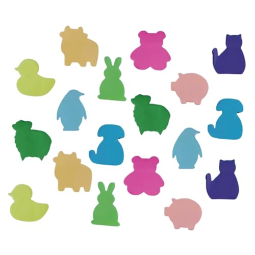 UKCOCO 2 Sets Süße Haftnotizen in Tierform, Bunte Selbstklebende Notizblöcke, Lustige Notizblöcke, Kawaii-briefpapier Für Büro, Zuhause, Schule, Partygeschenk, 9 Bücher/set von UKCOCO