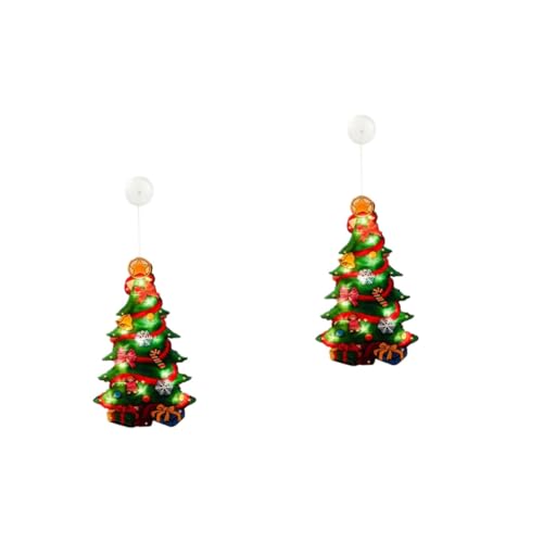 UKCOCO 2 Stk Hängelampe Mit Saugnapf Weihnachtsbeleuchtung Weihnachtsfeier Lichter Weihnachtslampe Mit Saugnapf Weihnachtsfensterbeleuchtung Kaminsims- Christbaumbeleuchtung Led Pvc UKCOCO 2 Stk Hängelampe Mit Saugnapf Weihnachtsbeleuchtung Weihnachtsfeier Lichter Weihnachtslampe Mit Saugnapf Weihnachtsfensterbeleuchtung Kaminsims- Christbaumbeleuchtung Led Pvc von UKCOCO