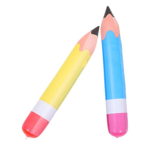 UKCOCO 2 Stück Aufblasbare Buntstift Deko Große Aufblasbare Schulanfang Ballons Wiederverwendbare Jumbo Buntstift Luftballons Gelb und Blau Einfache Montage Farbenfrohe Party und UKCOCO 2 Stück Aufblasbare Buntstift Deko Große Aufblasbare Schulanfang Ballons Wiederverwendbare Jumbo Buntstift Luftballons Gelb und Blau Einfache Montage Farbenfrohe Party und von UKCOCO