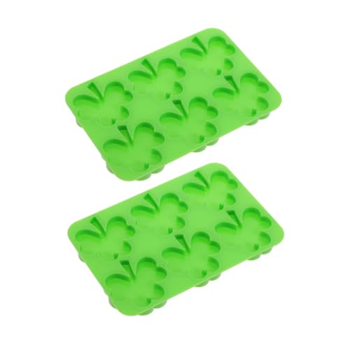 UKCOCO 2 Stück DIY Silikonform Für Kleeblatt-kristallohrringe, Epoxidharz, Schmuckgussform Zum Basteln Einzigartiger Handgefertigter Materialien von UKCOCO
