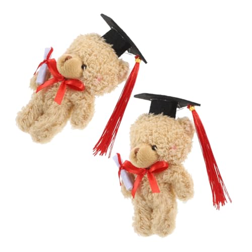 UKCOCO 2 Stück Dr. Bärenpuppe geschmückter Bär zum Abschluss Bärentierpuppen Der Abschluss hat Charme abschluss ausgestopfte bären Abschlussgeschenk Bär Grad Animal Filzstoff Light Brown UKCOCO 2 Stück Dr. Bärenpuppe geschmückter Bär zum Abschluss Bärentierpuppen Der Abschluss hat Charme abschluss ausgestopfte bären Abschlussgeschenk Bär Grad Animal Filzstoff Light Brown von UKCOCO