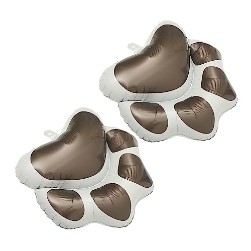 UKCOCO 2 Stück Hundepfoten Folienballons aus Aluminiumfolie Aufblasbare Partydeko für Kindergeburtstag und Haustierfeier Graue Hundepfote Geeignet für Innen und Außenbereich Festliche UKCOCO 2 Stück Hundepfoten Folienballons aus Aluminiumfolie Aufblasbare Partydeko für Kindergeburtstag und Haustierfeier Graue Hundepfote Geeignet für Innen und Außenbereich Festliche von UKCOCO