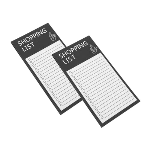 UKCOCO 2 Stück Magnetischer Notizblock mit Stylischem Design Wiederverwendbar Haftet Sicher Am Kühlschrank für Einkaufslisten und to Do Notizen Praktische Magnetrückseite für Einfache UKCOCO 2 Stück Magnetischer Notizblock mit Stylischem Design Wiederverwendbar Haftet Sicher Am Kühlschrank für Einkaufslisten und to Do Notizen Praktische Magnetrückseite für Einfache von UKCOCO