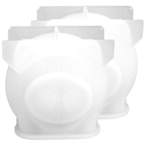 UKCOCO 2 Stück Silikonform Schwein Epoxidharz Gießform für Kreative DIY Bastelprojekte für Einzigartige Bürodekorationen und UKCOCO 2 Stück Silikonform Schwein Epoxidharz Gießform für Kreative DIY Bastelprojekte für Einzigartige Bürodekorationen und von UKCOCO