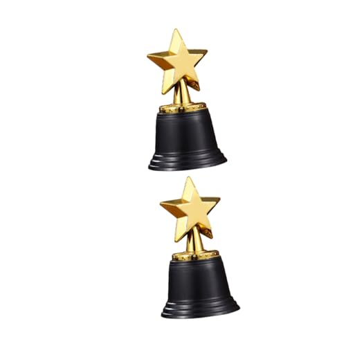 UKCOCO 2 Stück Sporttrophäe Trophäenpreis Feiertagstrophäe Feier-Trophäen-Requisite Jubeltrophäe Teilnahme-Trophäen Plastik Trophäe pokale für Trophäenornament kleine Trophäe von UKCOCO