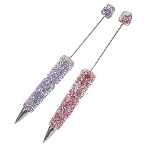 UKCOCO 2 Stück Strass Kugelschreiber Einziehbare Funkelnde Stifte mit Kristallverzierung Bunte Schreibgeräte für Schule Büro Geschenkidee für Frauen und Schüler UKCOCO 2 Stück Strass Kugelschreiber Einziehbare Funkelnde Stifte mit Kristallverzierung Bunte Schreibgeräte für Schule Büro Geschenkidee für Frauen und Schüler von UKCOCO