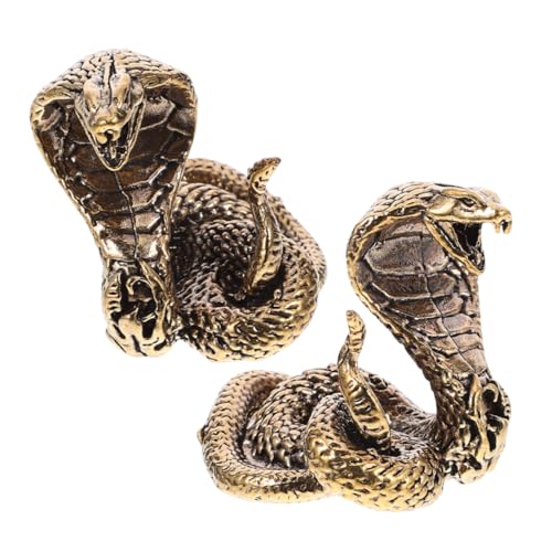UKCOCO 2 Stück Teehaustier Aus Bronze Schlangendekorationen Form Tischdeko Miniatur Schlangenfigur Mini-schlangenstatue Schlangenstatuendekor Schlangenstatue -verzierung Messing Golden UKCOCO 2 Stück Teehaustier Aus Bronze Schlangendekorationen Form Tischdeko Miniatur Schlangenfigur Mini-schlangenstatue Schlangenstatuendekor Schlangenstatue -verzierung Messing Golden von UKCOCO