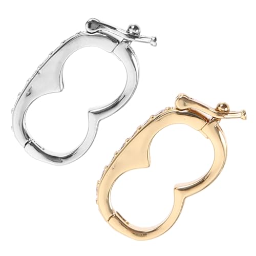 UKCOCO 2 Stück Teiliges Schmuckverschluss Hochwertige Verbindungsclips für und Armbänder für Diy Schmuckherstellung und Platin von UKCOCO
